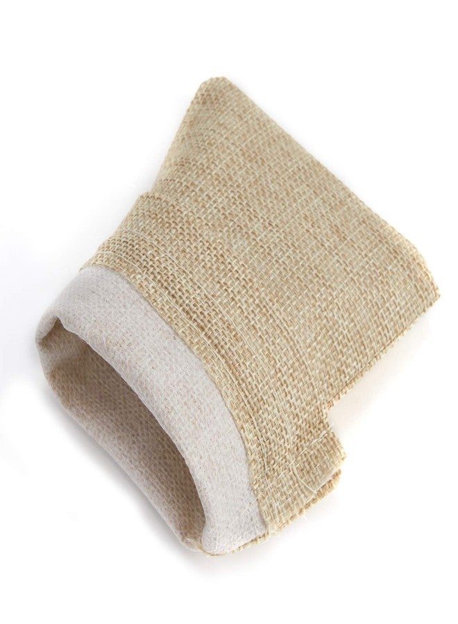 Tendwarm 20 Pcs 3x4 Inch Mini Size Burlap Gift Bags with Drawstring Linen Jewelry Bag for Wedding Party Favors - Image 4